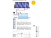 Насос скважинный с солнечной панелью Pedrollo FLUID SOLAR 1/10 с пультом