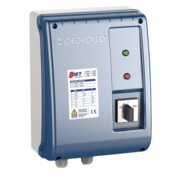 Пульт управления Pedrollo QET 750 для трёхфазных скважинных насосов
